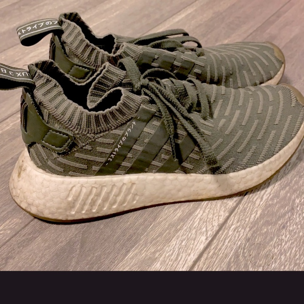 green adidas NMD R1